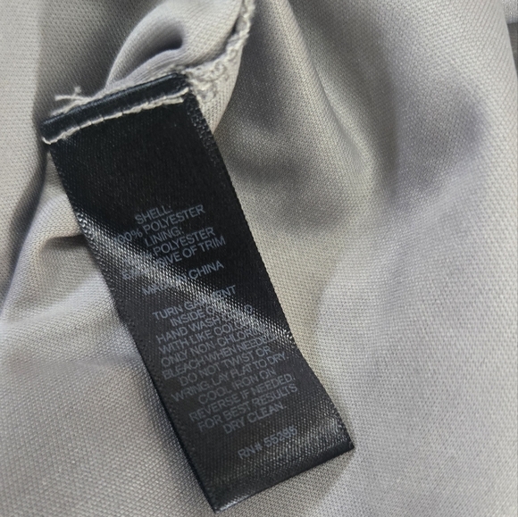 Express Gray Crochet Lace Back Dress Size Small - Picture 6 of 6